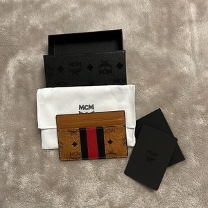 MCM Leather card case